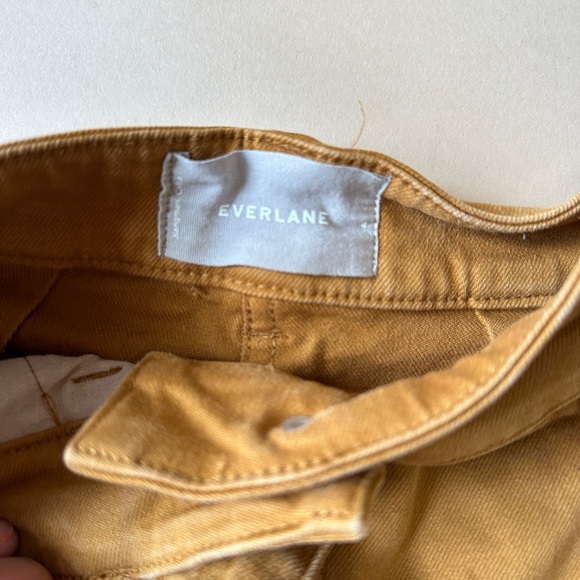 Everlane the straight leg crop size 4 golden brown - Picture 5 of 5